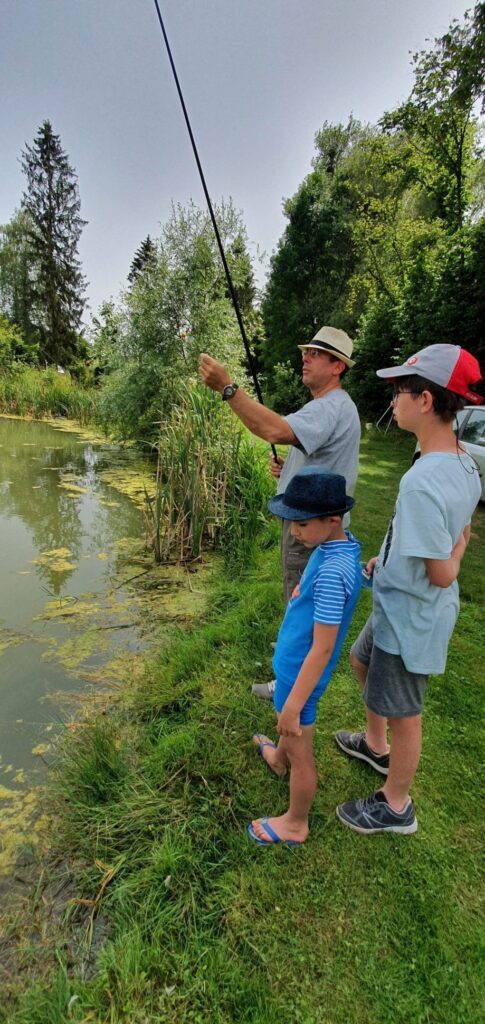 Journée pêche et baignade